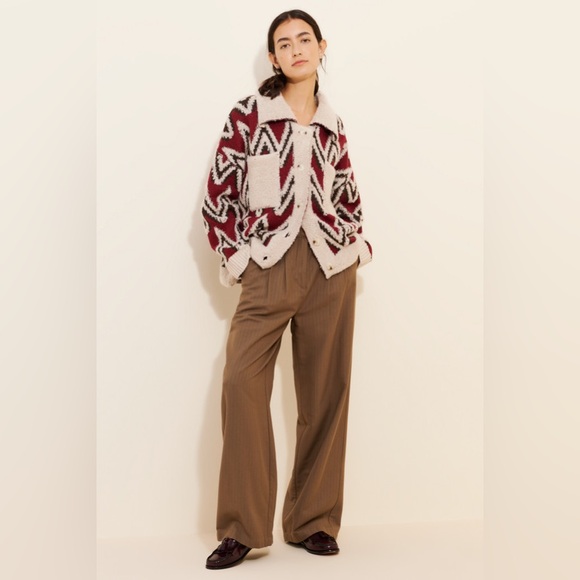 Nuuly Button Up Sherpa Jacket - Picture 4 of 5